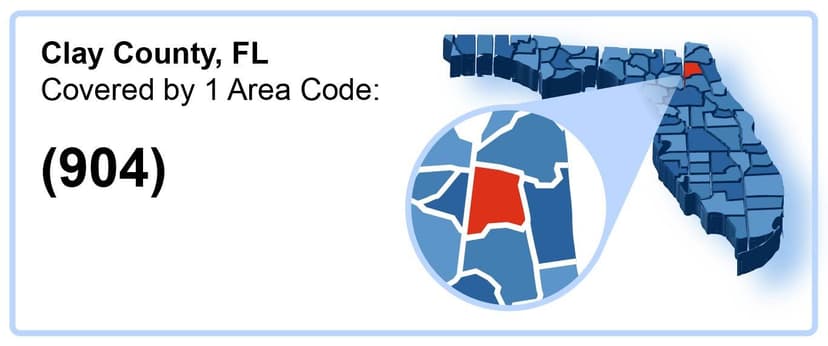 904_Area_Code_in_Clay_County_Florida